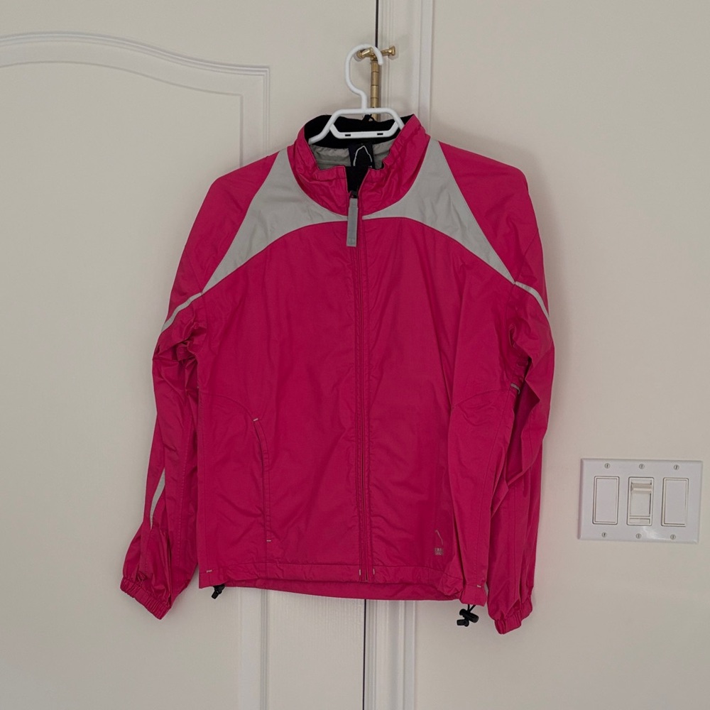 Vibrant Pink Women's Windbreaker Jacket